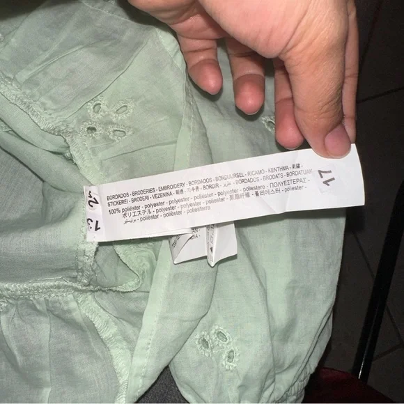 NWT Zara Embroidered Eyelet Blouse Size bloggers fave - Picture 12 of 12